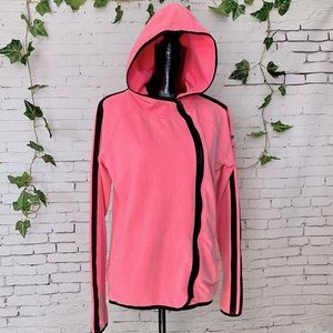 Pink Victoria’s Secret Side Neon Zip Up Hoodie